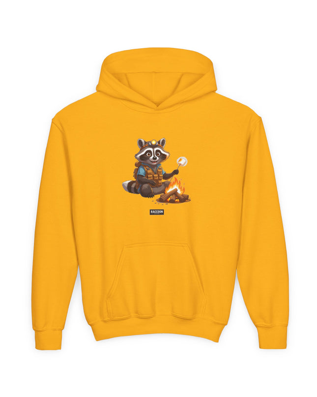 Campfire Raccoon - Kids Hoodie