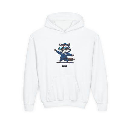 Street Style Raccoon - Kids Hoodie