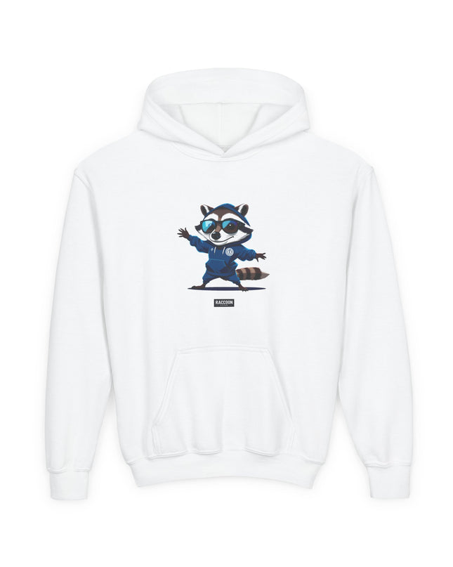 Street Style Raccoon - Kids Hoodie