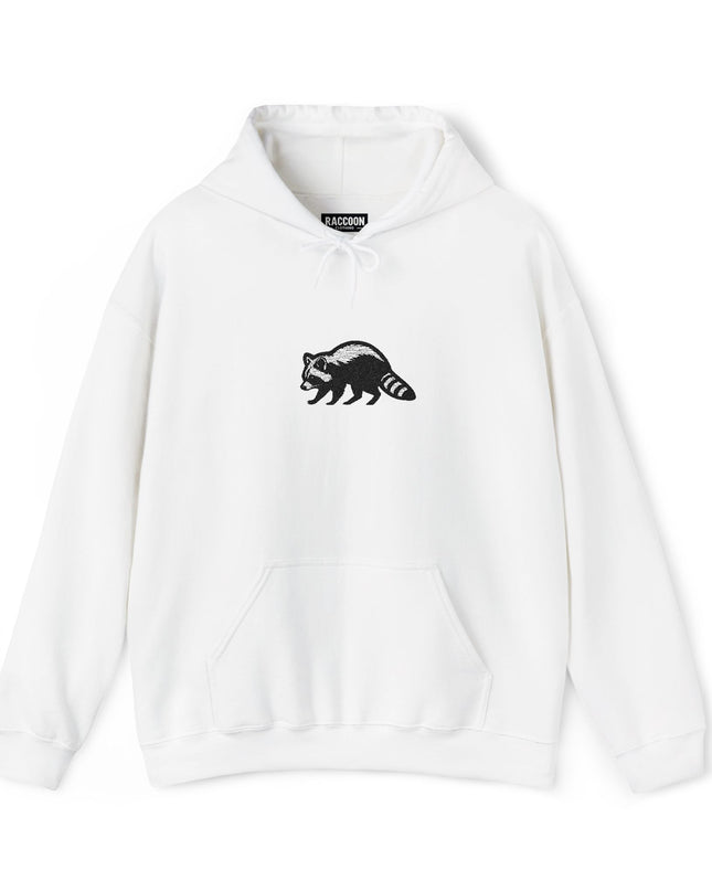 Large Raccoon Embroidered Unisex Hoodie