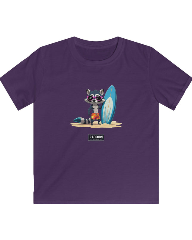 Surfer Raccoon - Kids T-Shirt