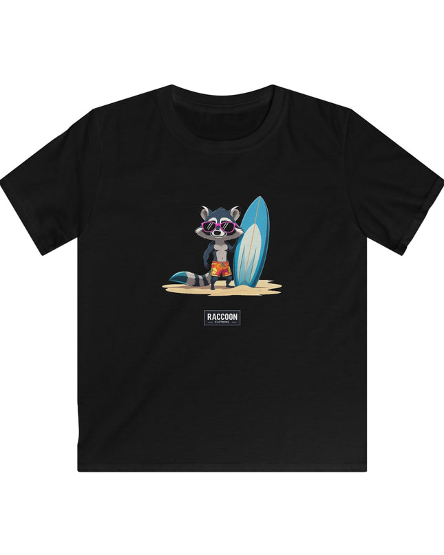 Surfer Raccoon - Kids T-Shirt