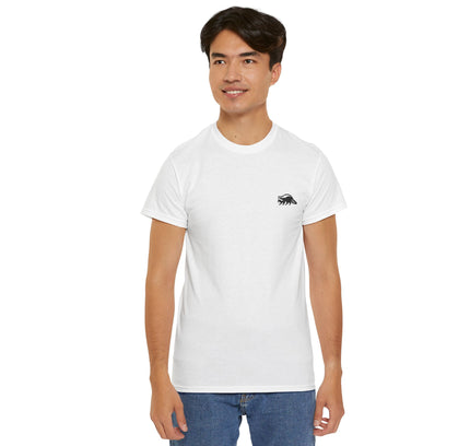 Besticktes Waschbär T-Shirt