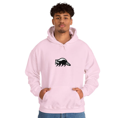 Large Raccoon Embroidered Unisex Hoodie