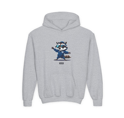 Street Style Raccoon - Kids Hoodie