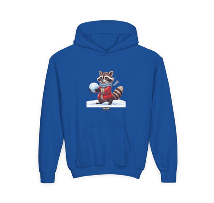 Snowball Raccoon - Kids Hoodie