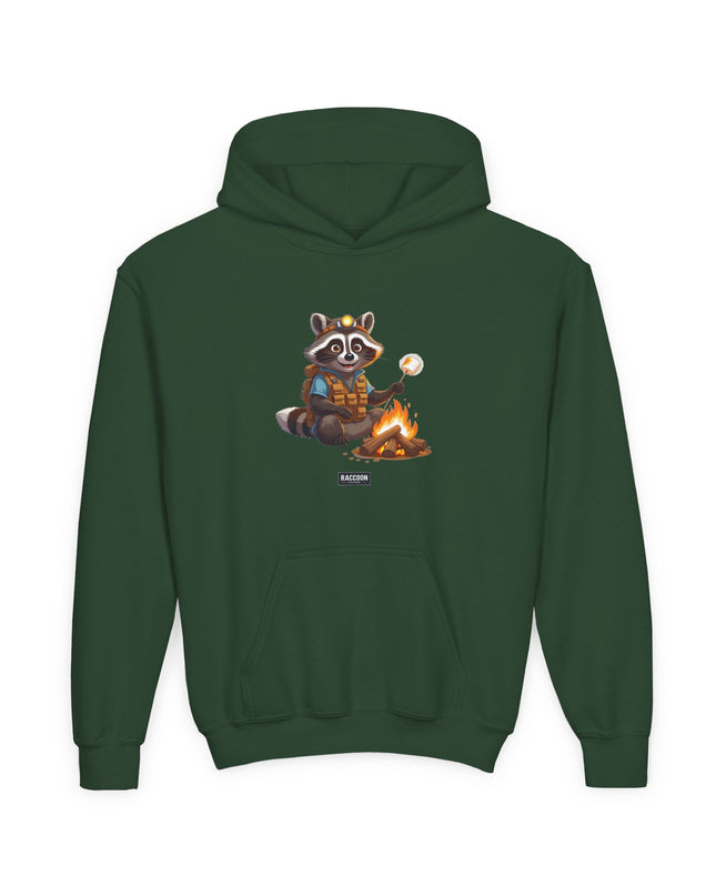 Campfire Raccoon - Kids Hoodie