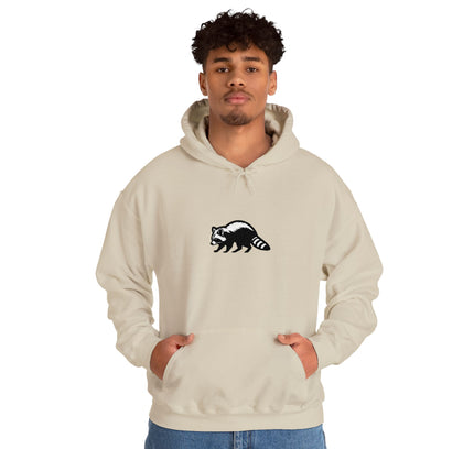 Large Raccoon Embroidered Unisex Hoodie