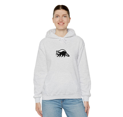 Large Raccoon Embroidered Unisex Hoodie