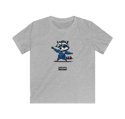 Cool Hoodie Raccoon - Kids T-Shirt