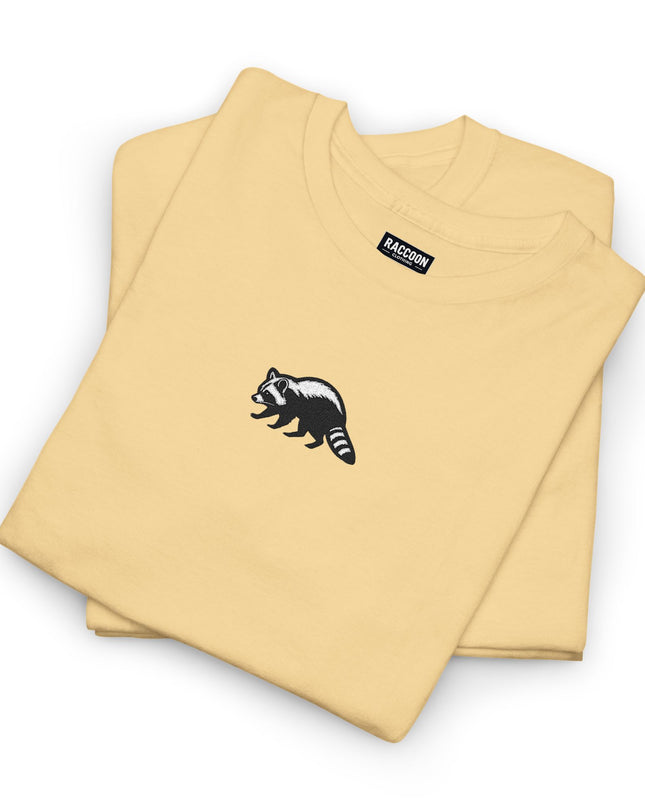 Large Raccoon Embroidered Unisex T-Shirt