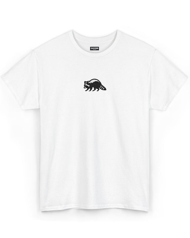 Large Raccoon Embroidered Unisex T-Shirt
