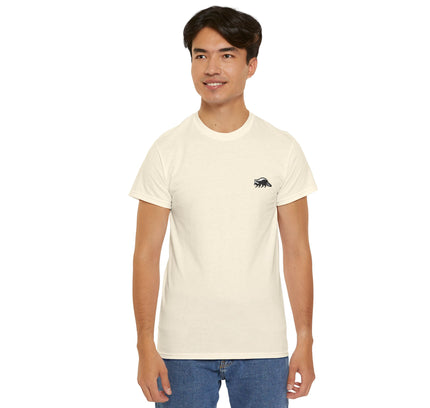 Besticktes Waschbär T-Shirt