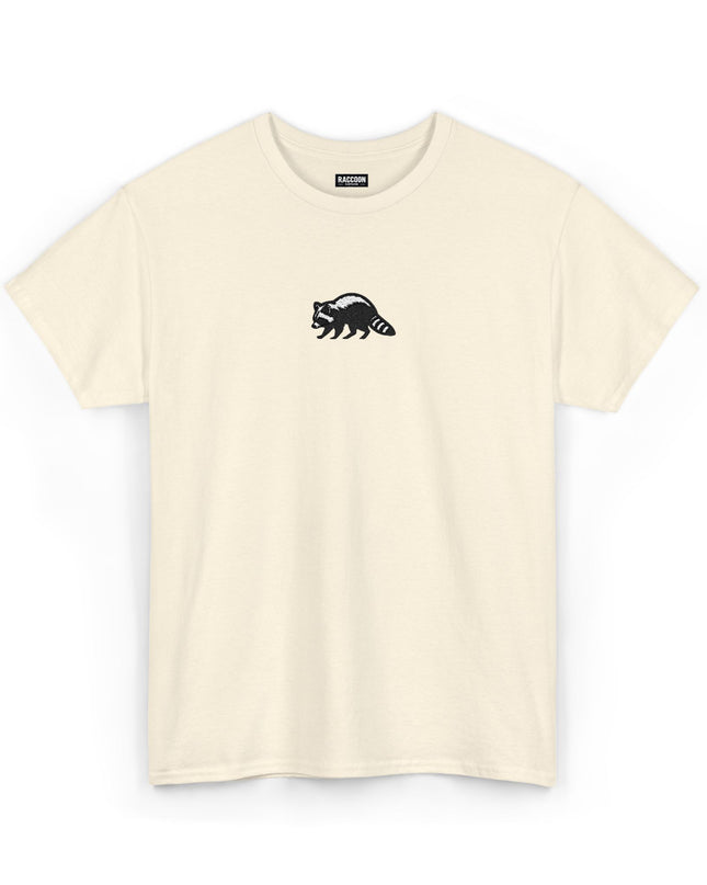 Large Raccoon Embroidered Unisex T-Shirt