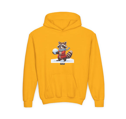 Snowball Raccoon - Kids Hoodie