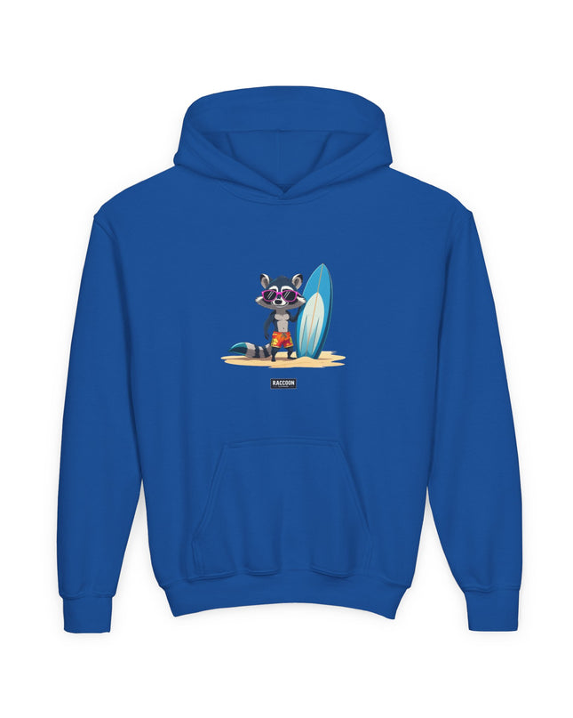 Surfer Raccoon - Kids Hoodie