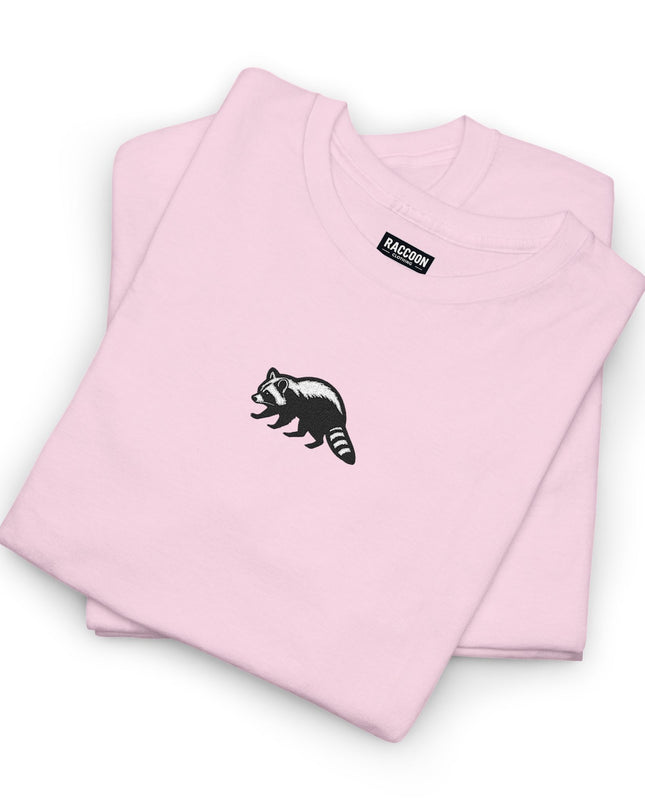 Large Raccoon Embroidered Unisex T-Shirt