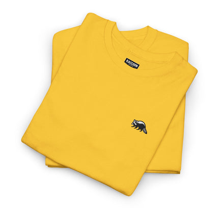 Besticktes Waschbär T-Shirt