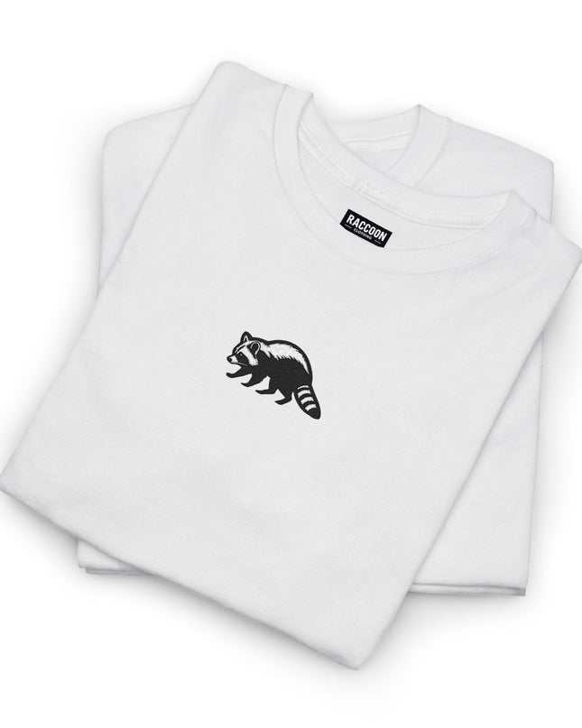 Large Raccoon Embroidered Unisex T-Shirt