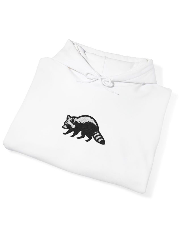 Large Raccoon Embroidered Unisex Hoodie