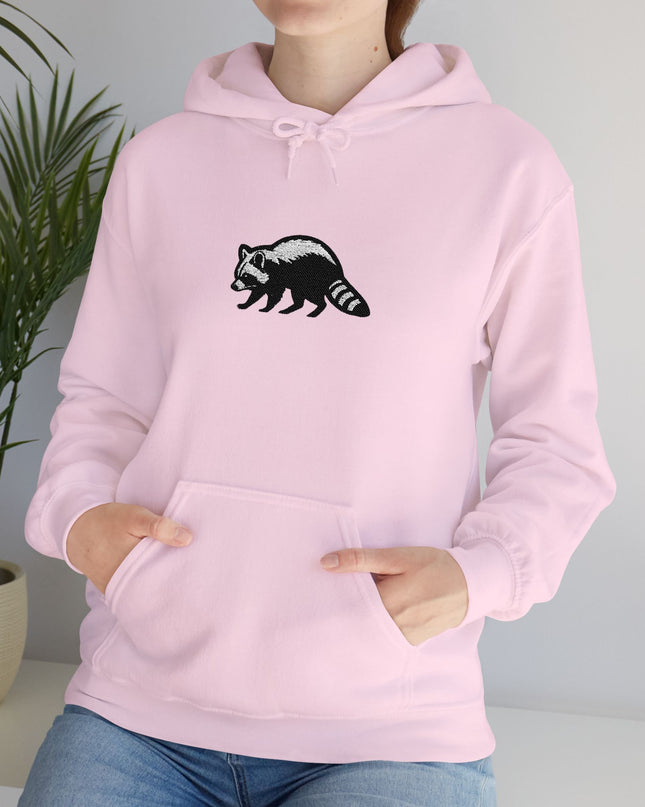 Large Raccoon Embroidered Unisex Hoodie