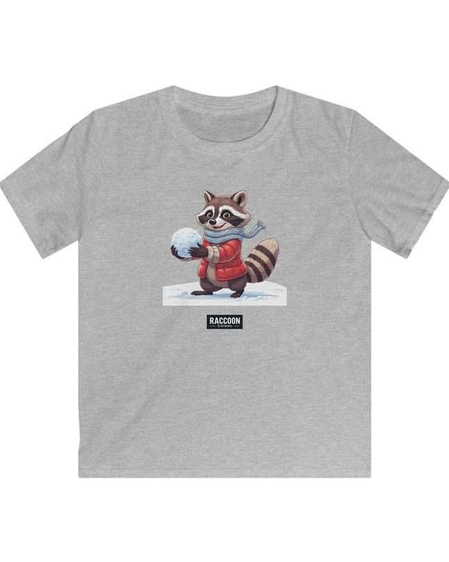 Snowball Raccoon - Kids T-Shirt