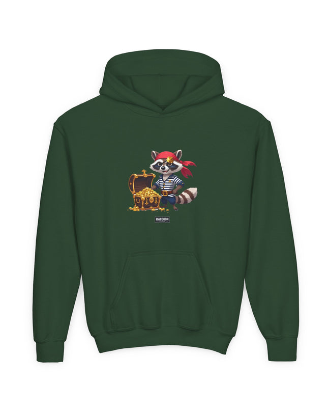 Pirate Raccoon - Kids Hoodie