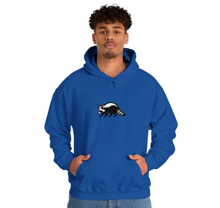 Large Raccoon Embroidered Unisex Hoodie