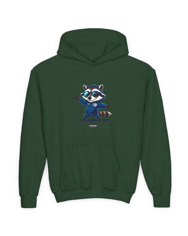 Street Style Raccoon - Kids Hoodie