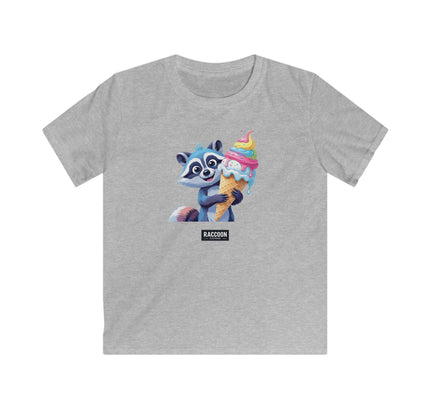 Ice Cream Raccoon - Kids T-Shirt
