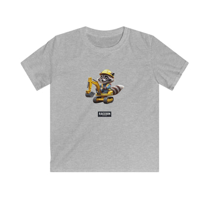 Builder Raccoon - Kids T-Shirt
