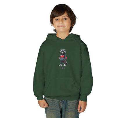 Sunglasses Raccoon - Kids Hoodie