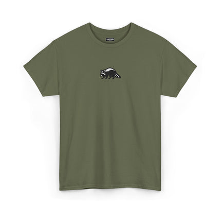 Grosses Besticktes Waschbär T-Shirt