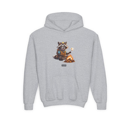 Campfire Raccoon - Kids Hoodie