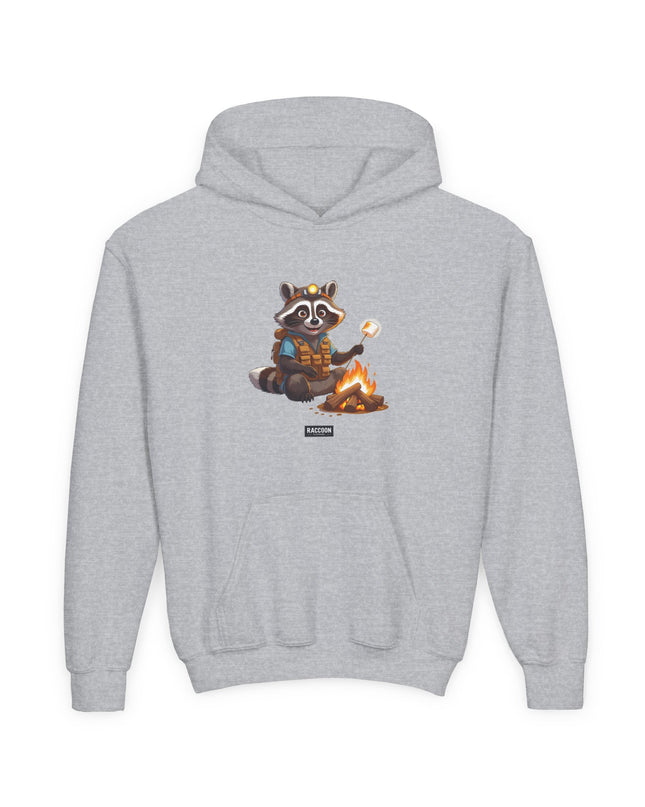 Campfire Raccoon - Kids Hoodie