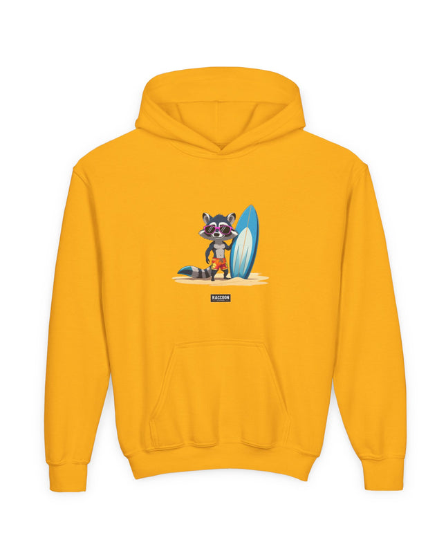 Surfer Raccoon - Kids Hoodie