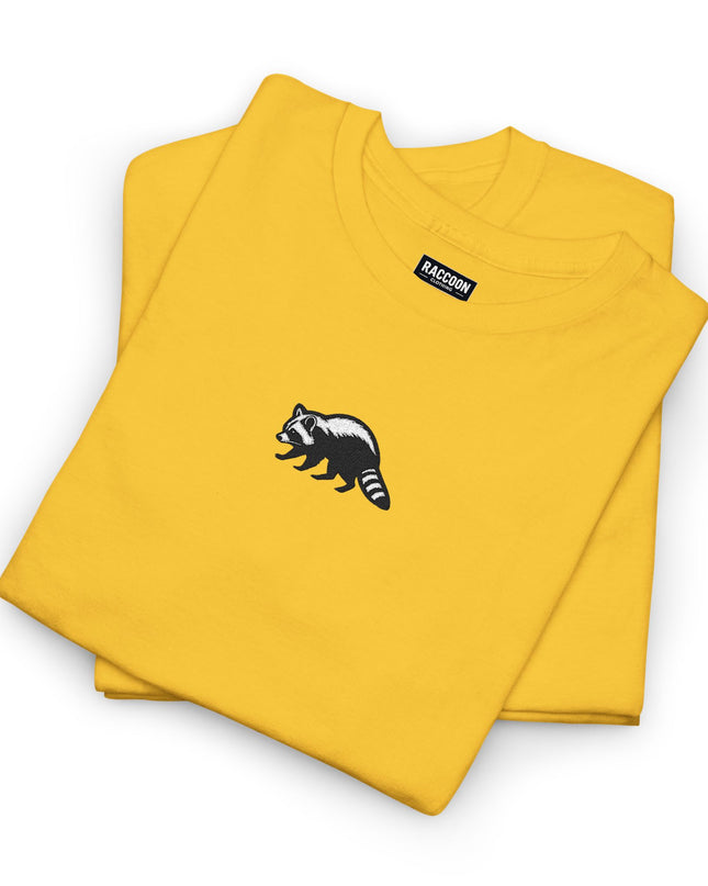 Large Raccoon Embroidered Unisex T-Shirt