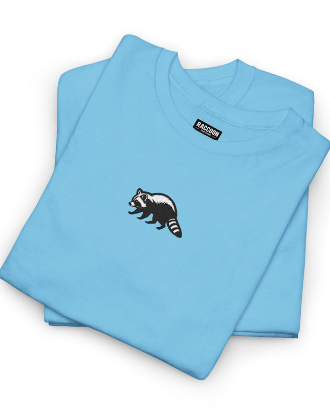 Large Raccoon Embroidered Unisex T-Shirt