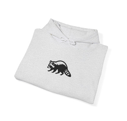 Large Raccoon Embroidered Unisex Hoodie