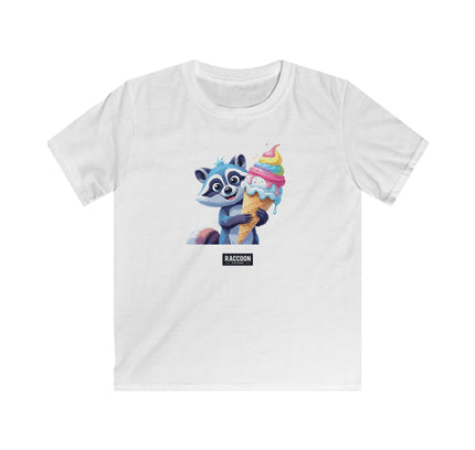 Ice Cream Raccoon - Kids T-Shirt