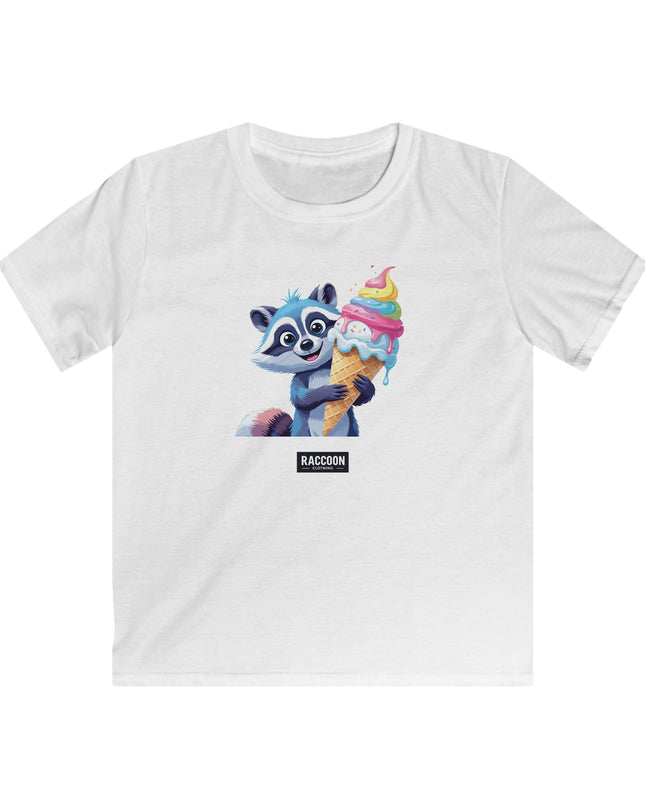Ice Cream Raccoon - Kids T-Shirt