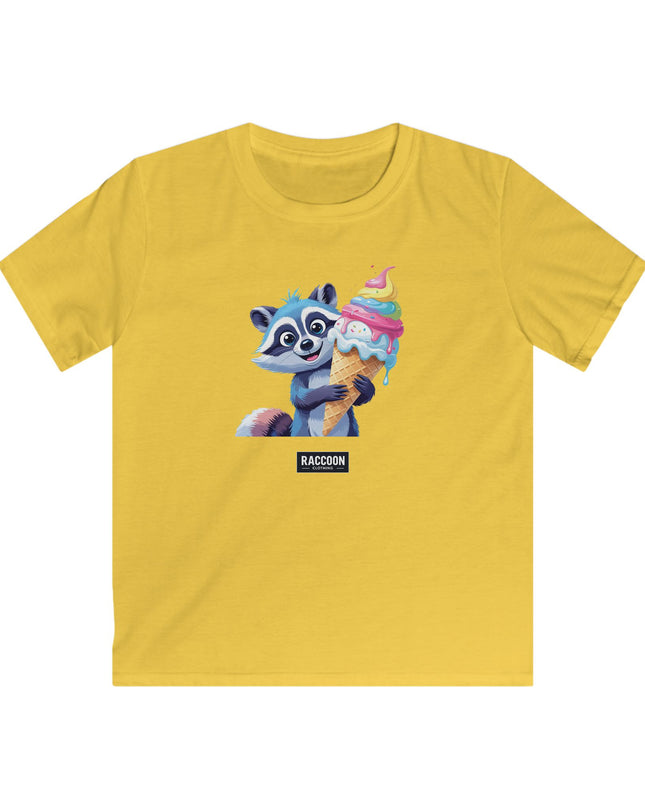 Ice Cream Raccoon - Kids T-Shirt