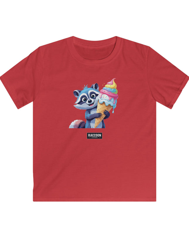 Ice Cream Raccoon - Kids T-Shirt
