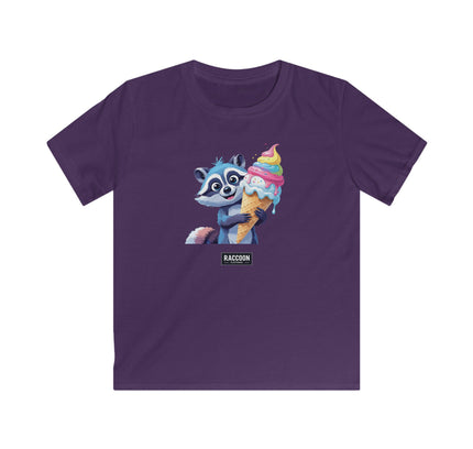 Ice Cream Raccoon - Kids T-Shirt