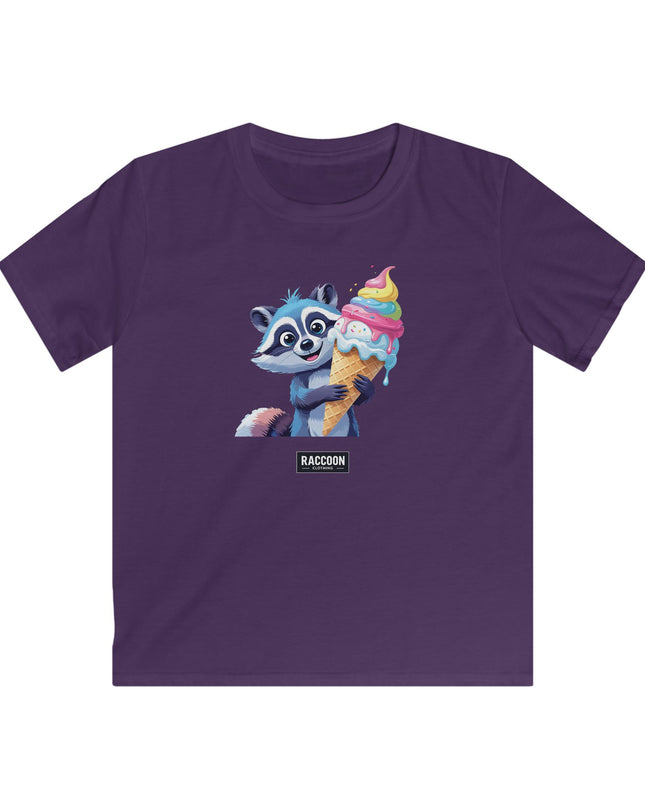 Ice Cream Raccoon - Kids T-Shirt