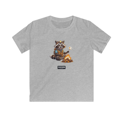 Campfire Raccoon - Kids T-Shirt