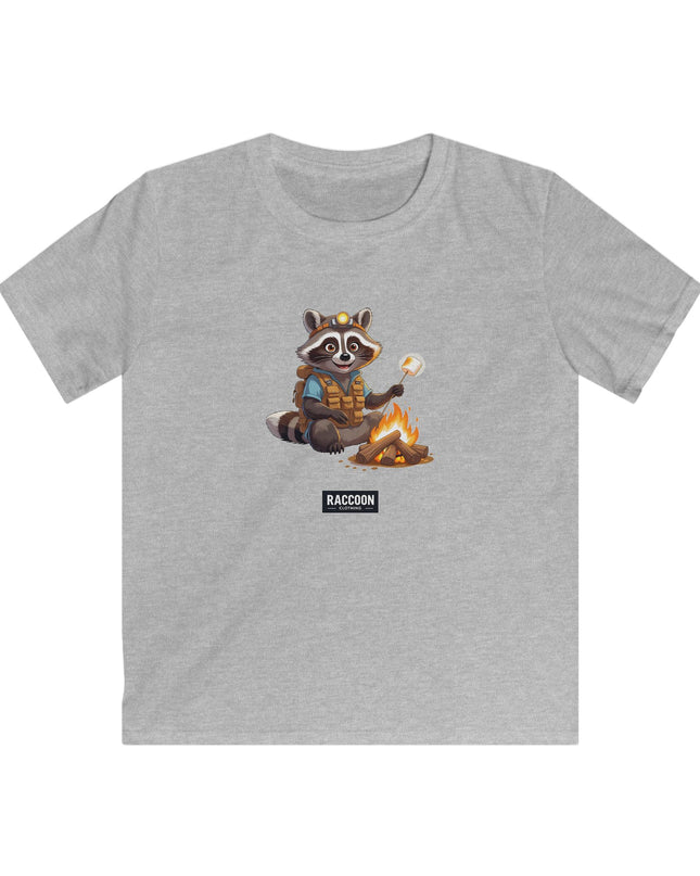 Campfire Raccoon - Kids T-Shirt