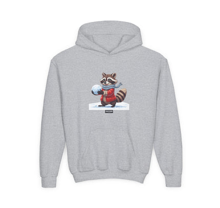 Snowball Raccoon - Kids Hoodie