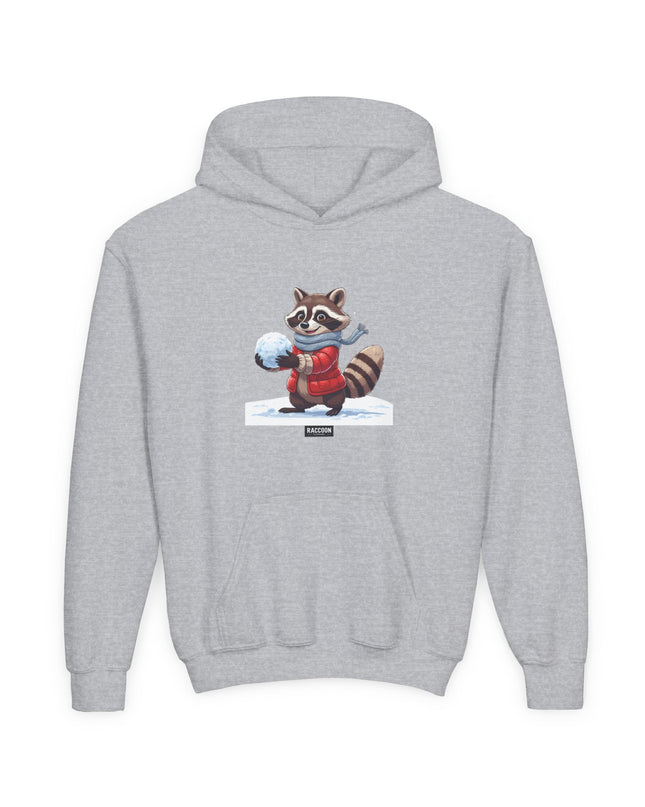 Snowball Raccoon - Kids Hoodie