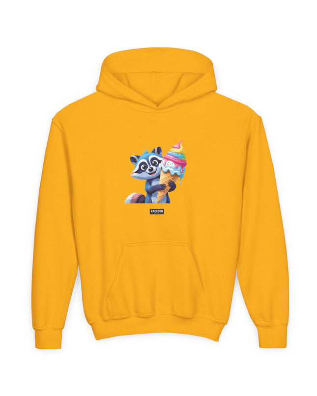 Ice Cream Raccoon - Kids Hoodie